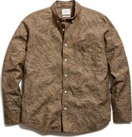 Billy Reid Mélange Heron Swarm Button-Down Shirt