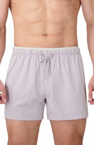 Sunset x Vine Contrast Trim Solid Swim Trunks
