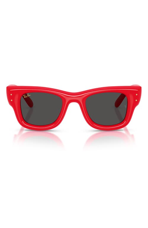 Ray Ban Ray-ban 47mm Small Square Sunglasses In Red