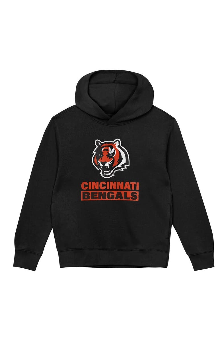 Outerstuff Preschool Outerstuff  Black Cincinnati Bengals Back to Basics Hoodie, Alternate, color, Black