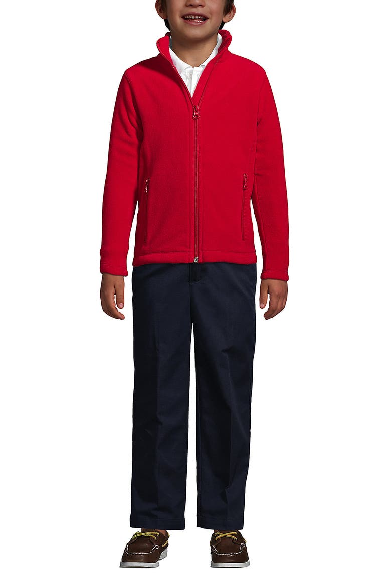 Kids Mid-weight Fleece Jacket, Alternate, color, Red