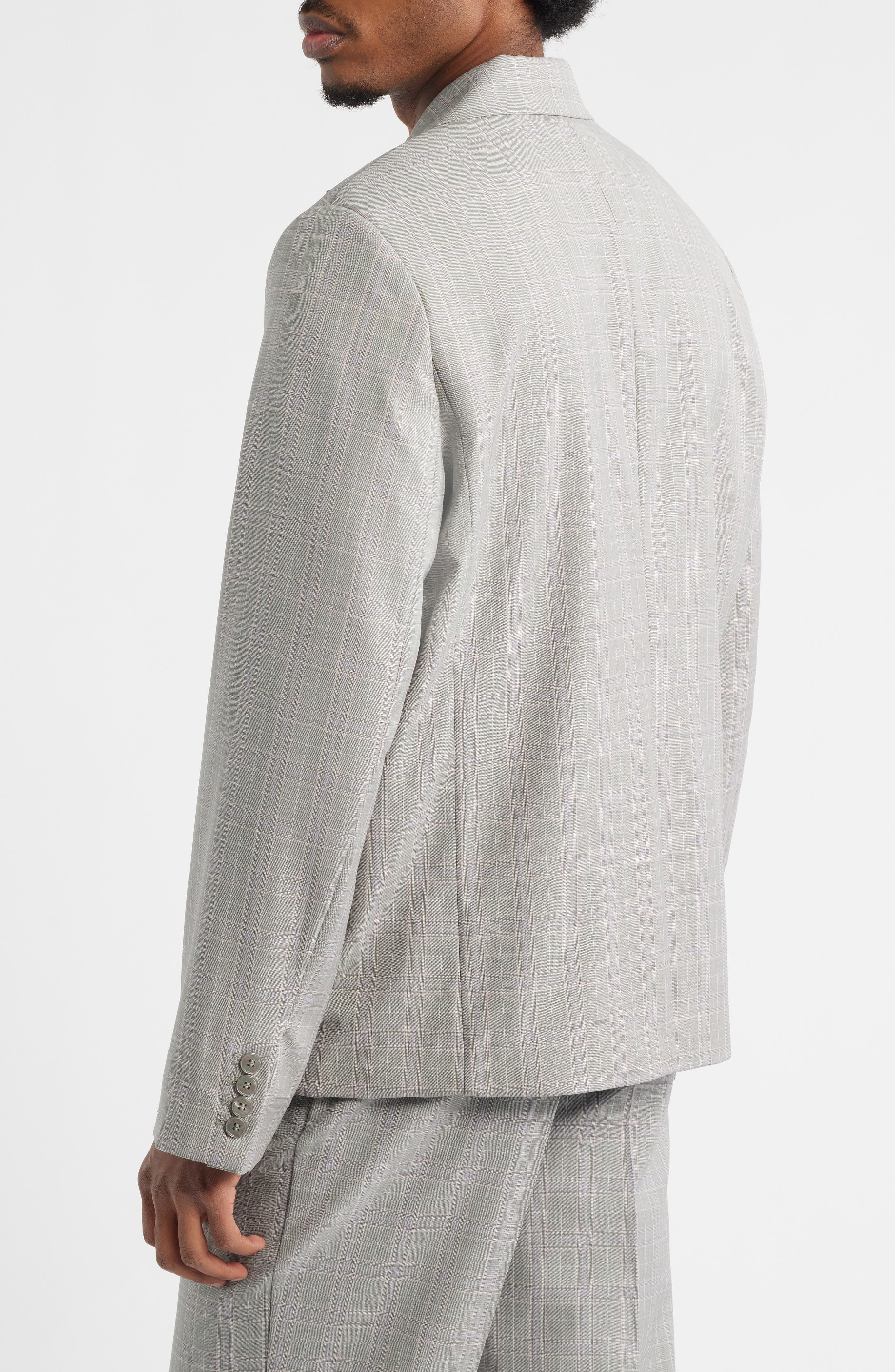 Plaid Wool Blend Sport Coat - image 2