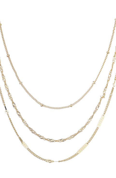 Set of 3 Assorted Chain Necklaces