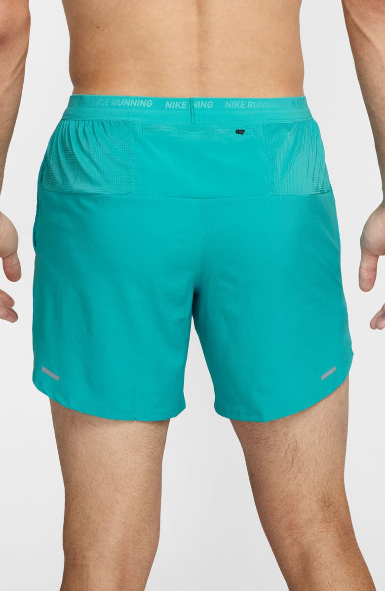 Nike Dri-FIT Stride 7-Inch Brief-Lined Running Shorts, Alternate, color, Dusty Cactus/ Black