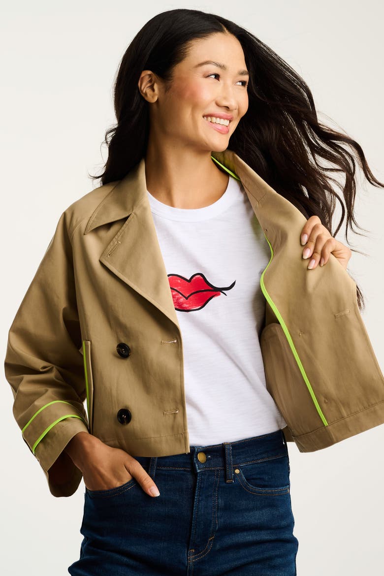 In Trench Jacket, Alternate, color, Natural Neon