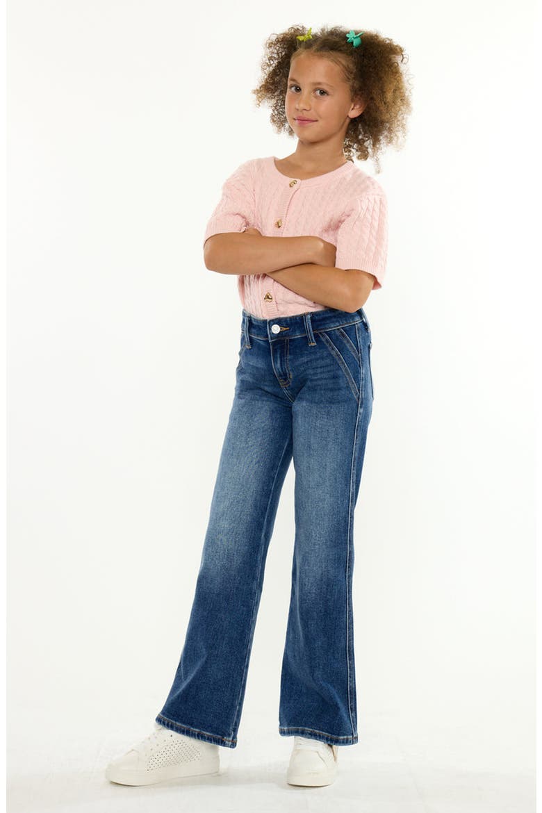 Kayleen Mid Rise Wide Flare Jeans, Alternate, color, Medium Wash