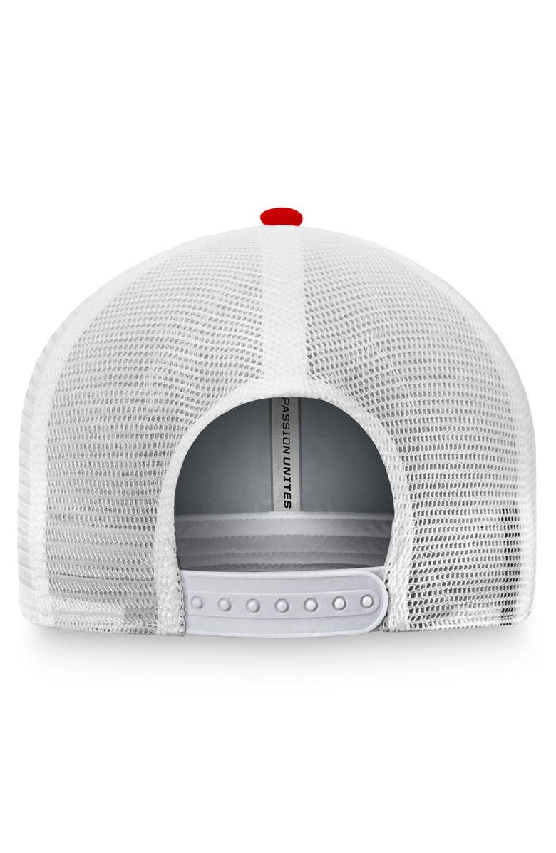 TOP OF THE WORLD Men's Top of the World Red/White Louisville Cardinals Breakout Trucker Snapback Hat, Alternate, color,