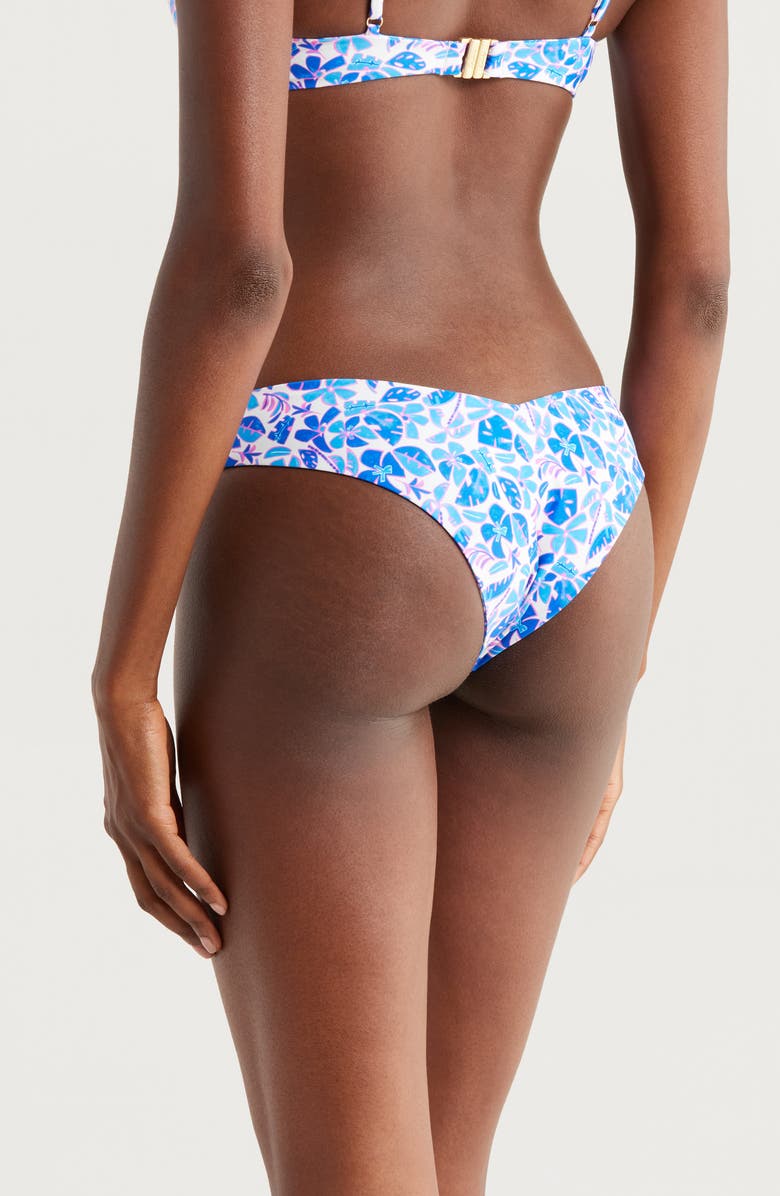 Kulani Kinis V-Cut Bikini Bottoms, Alternate, color, Ocean Colada