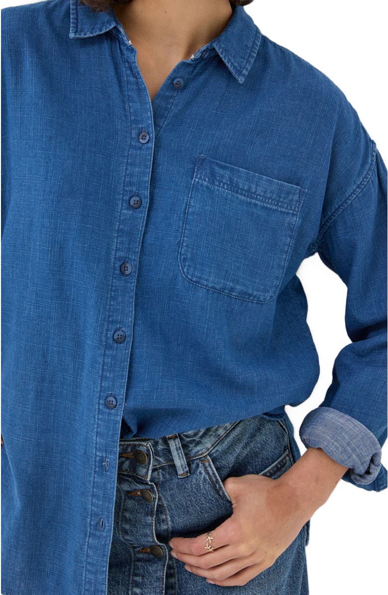 FatFace Women's Carolin Denim Shirt, Alternate, color,