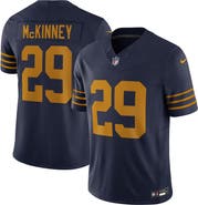 Nike Men's Nike Xavier McKinney Navy Green Bay Packers The 1923 Classic Vapor F.U.S.E. Limited Jersey