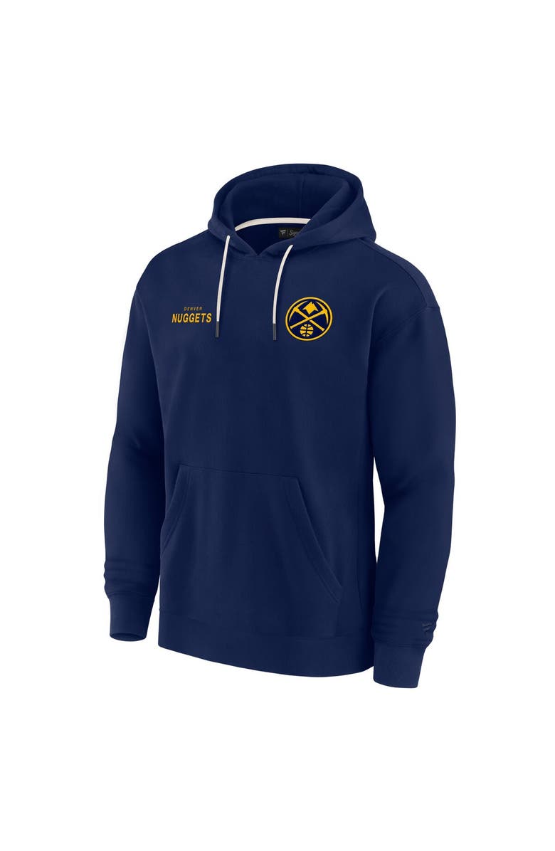 Fanatics Signature Unisex Fanatics Signature Navy Denver Nuggets Elements Super Soft Fleece Pullover Hoodie, Alternate, color, Navy