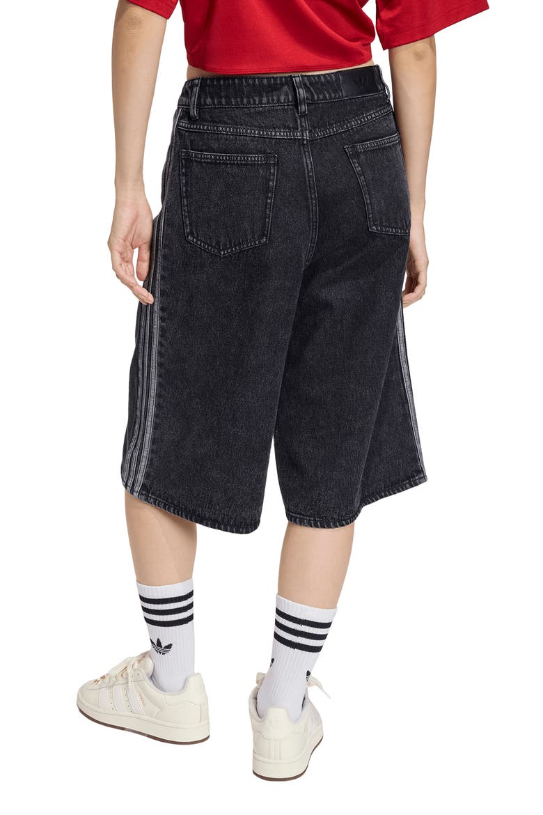 Firebird Oversize Denim Jorts, Alternate, color, TRUE BLACK DENIM