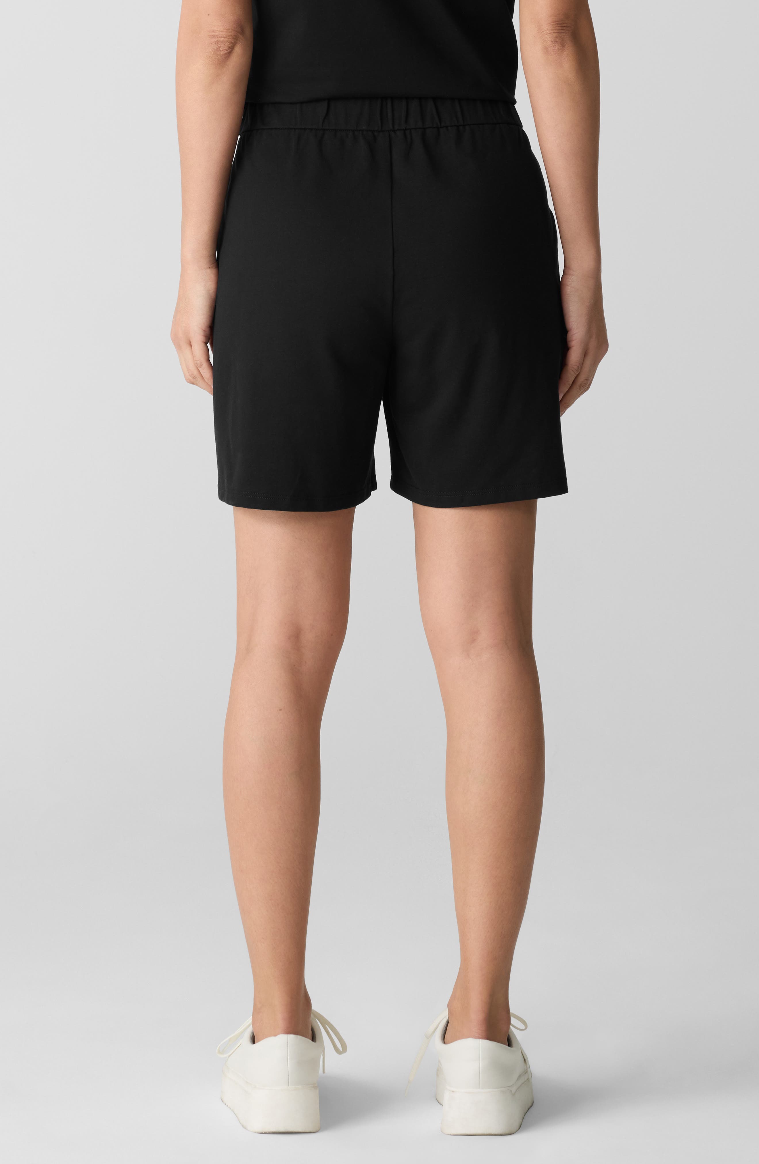 Stretch Organic Cotton Drawstring Shorts - image 2