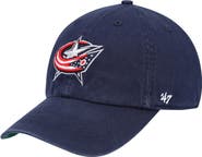'47 Men's '47 Navy Columbus Blue Jackets Team Franchise Fitted Hat