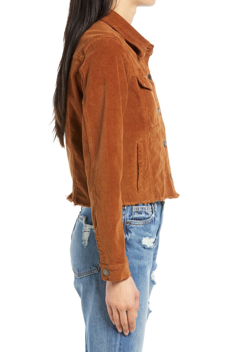 HIDDEN JEANS Crop Corduroy Jacket, Alternate, color,