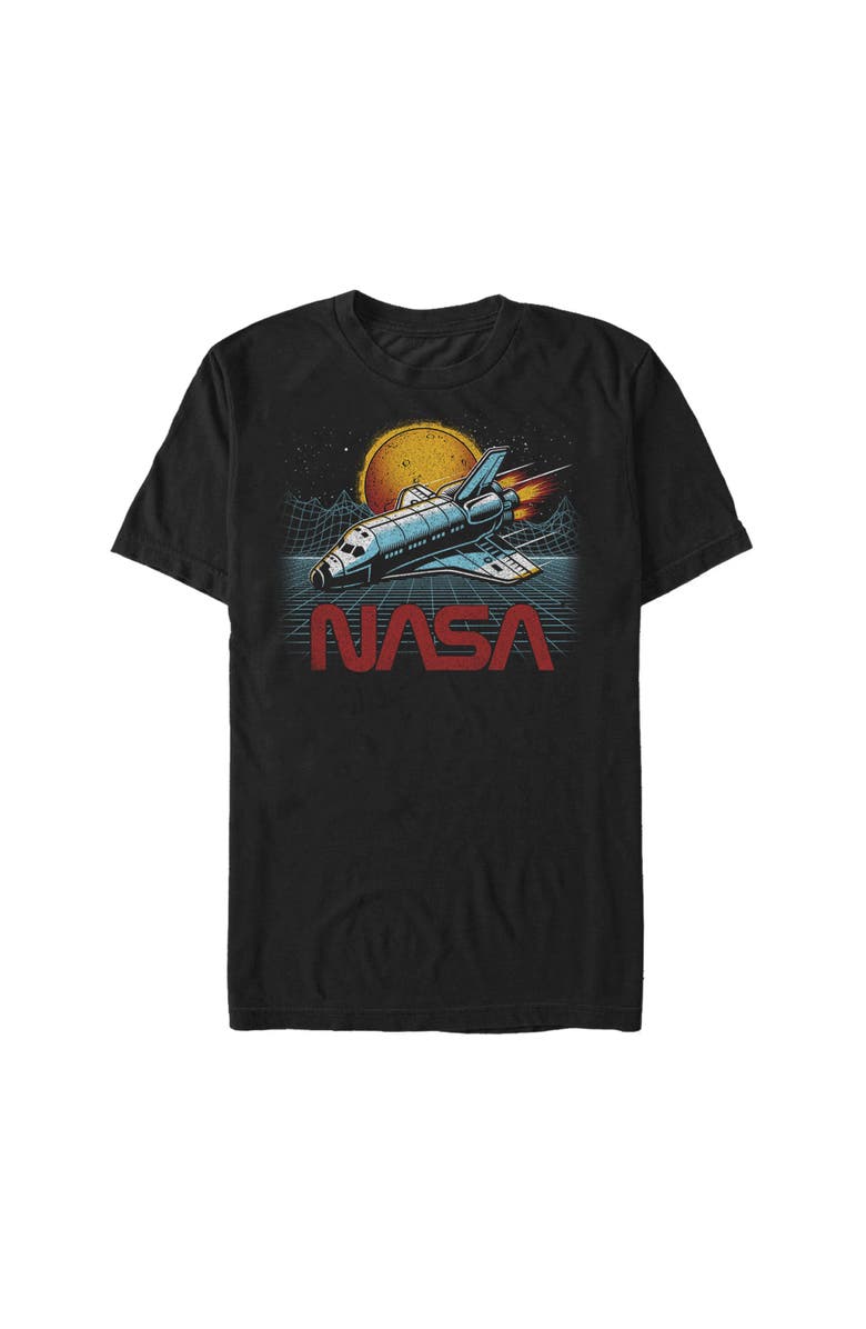 NASA Men's NASA Technology Landscape Graphic T-Shirt, Main, color, Black