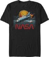 NASA Men's NASA Technology Landscape  Graphic T-Shirt