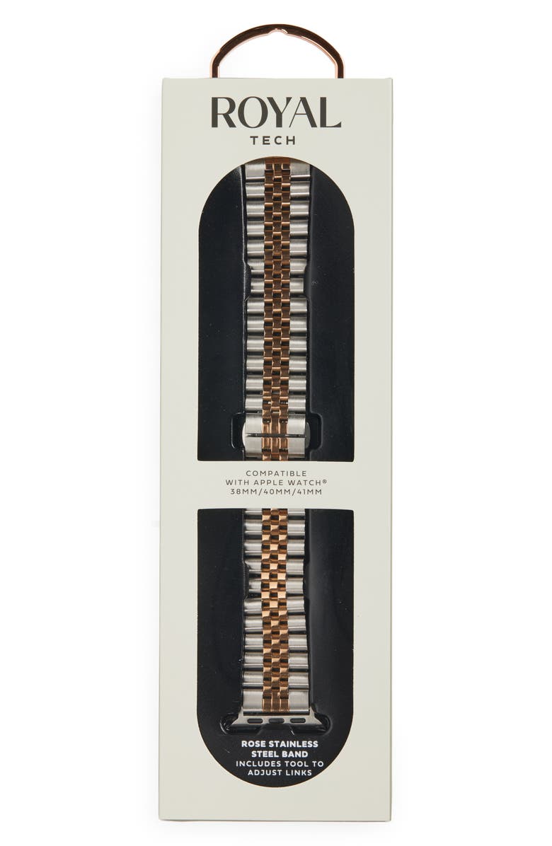 RItech Jubilee Two-Tone Apple Watch<sup>®</sup> Bracelet Watchband, Alternate, color, 
