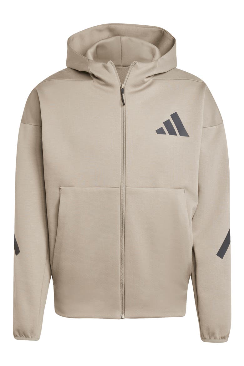 New ZNE Full-Zip Hoodie, Alternate, color, CLAY