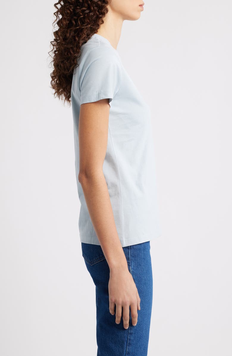 BOSS Orange Esogo Crewneck Cotton T-Shirt, Alternate, color, Light/ Pastel Blue