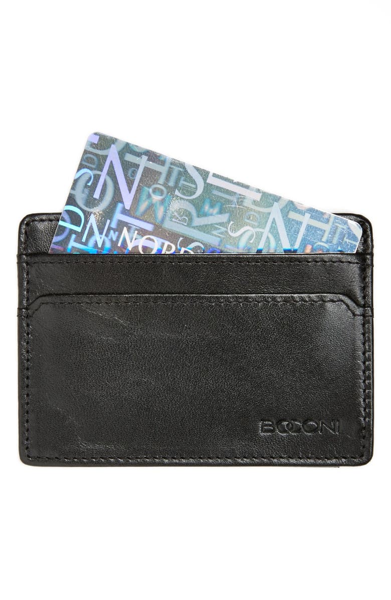 BOCONI Collins Calfskin ID Card Case, Main, color,