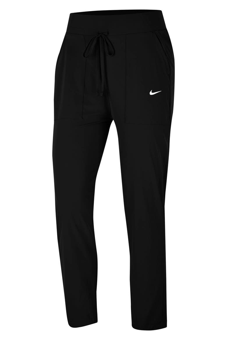 Bliss Luxe 7/8 Dri-FIT Women's Training Pants, Alternate, color, BLACK/ CLEAR