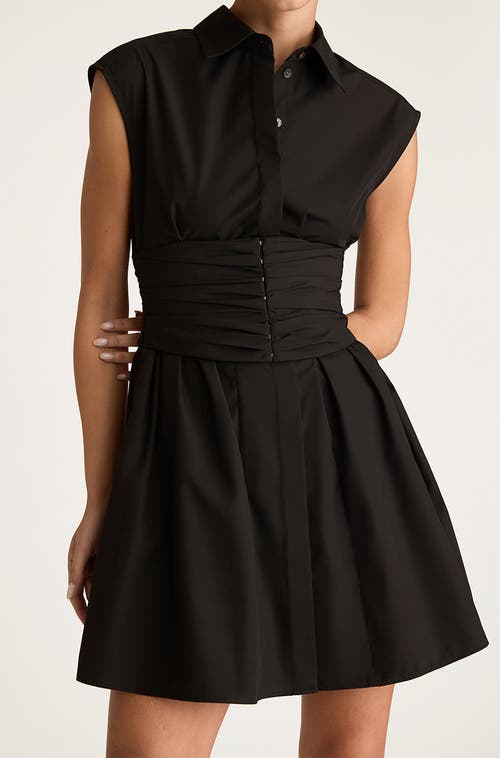 REBECCA TAYLOR REBECCA TAYLOR CORSETED MINI DRESS