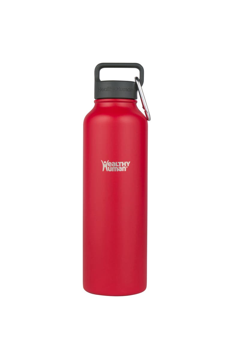 Healthy Human The Stein Water Bottle 40 oz, Main, color, Red Hot