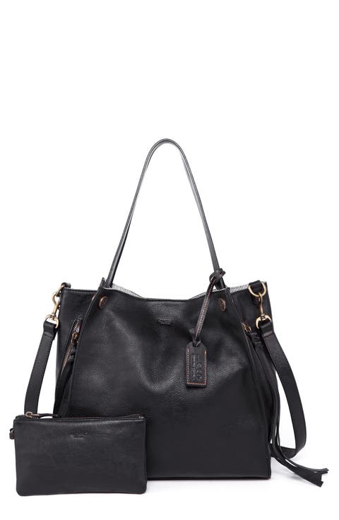 Daisy Leather Tote Bag