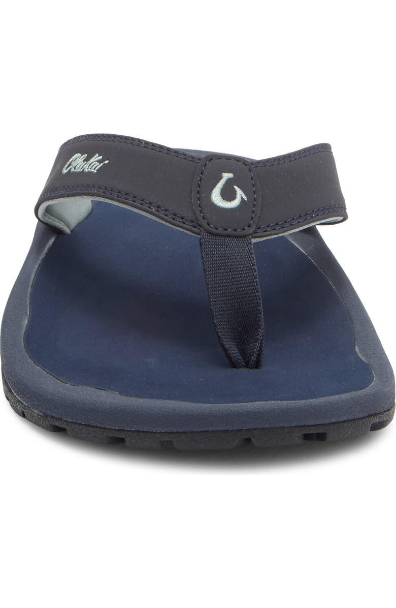 OluKai Ohana Flip Flop, Alternate, color, Trench Blue / Trench Blue