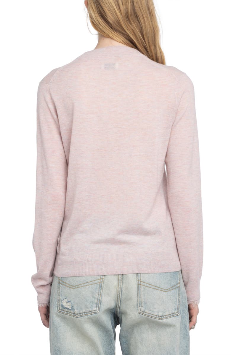 Zadig & Voltaire Ivy Crewneck Cashmere Sweater, Alternate, color,