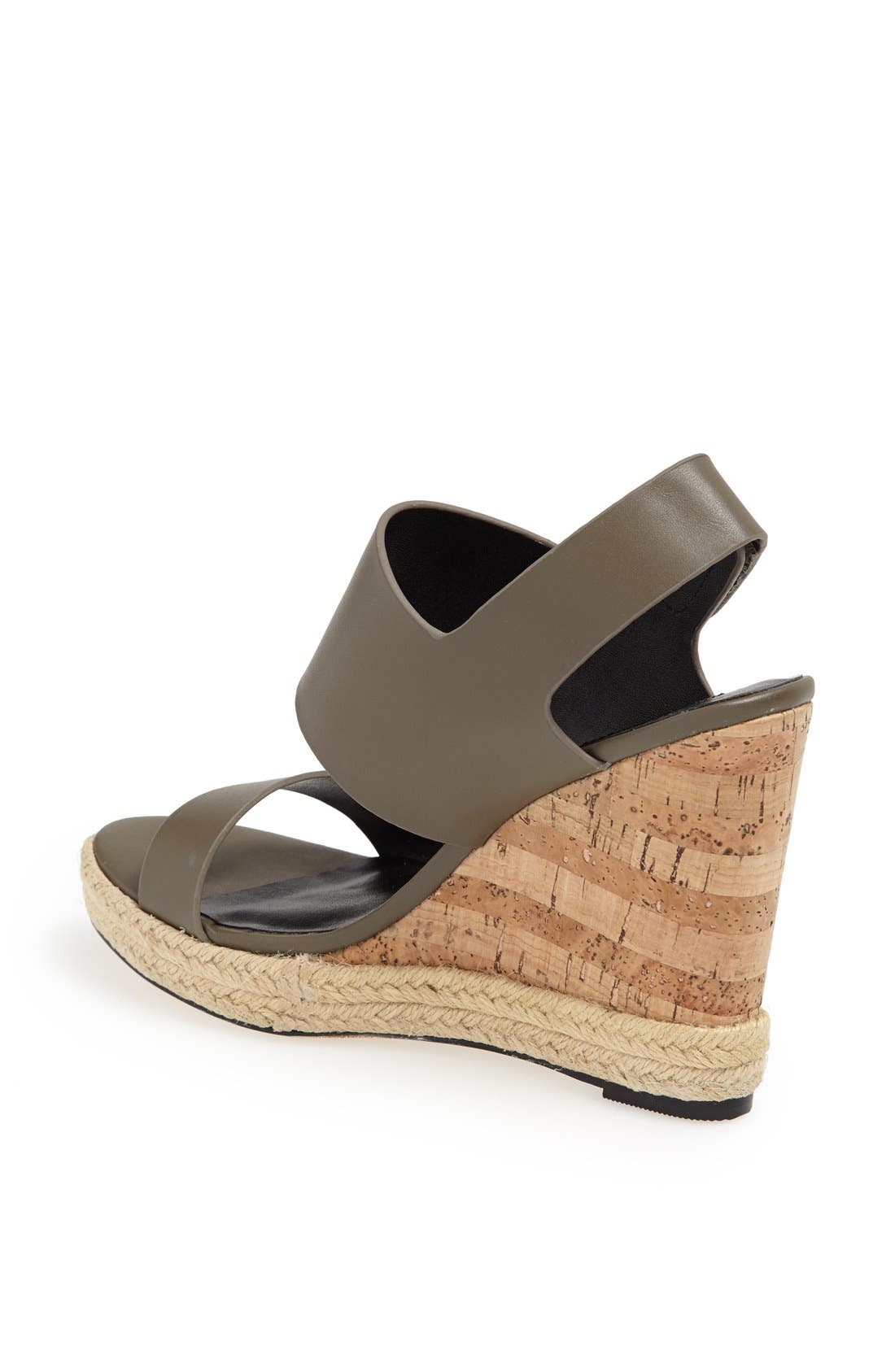 'Oriel' Sandal, Alternate, color, OLIVE