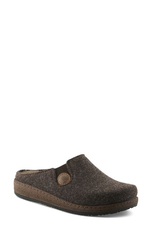 Flexus By Spring Step Cozily Wool Clog In Burgundy