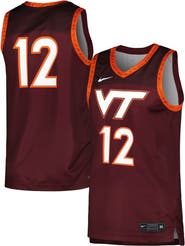 Nike Men's Nike Maroon Virginia Tech Hokies Replica Basketball Jersey
