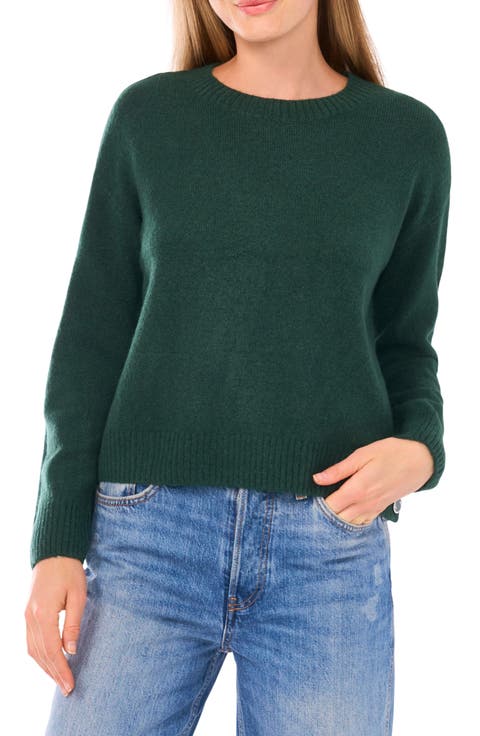 Button Trim Sweater