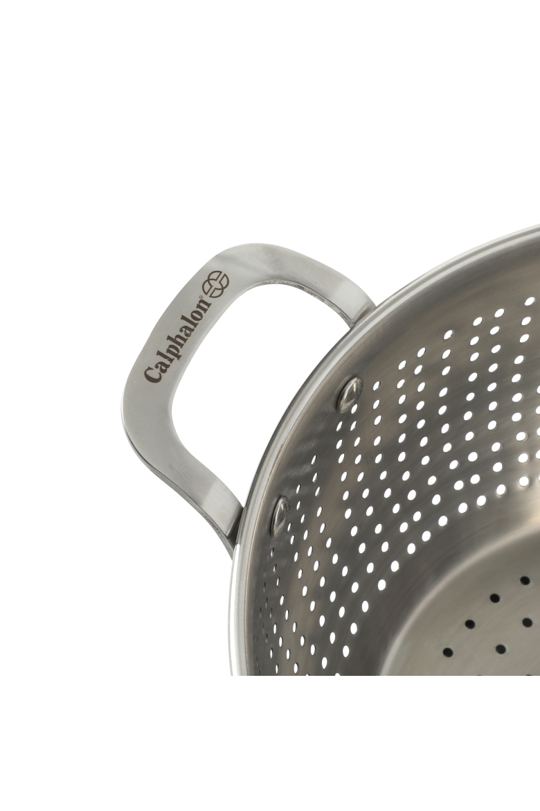 Astro 2 Piece Stainless Steel Colander and Strainer Set, Alternate, color, Silver