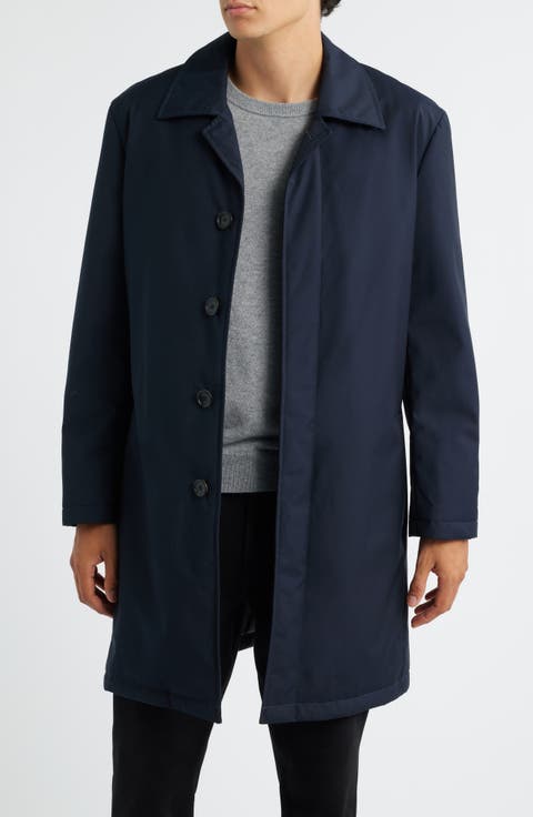 Jax Water Repellent Wool Overcoat