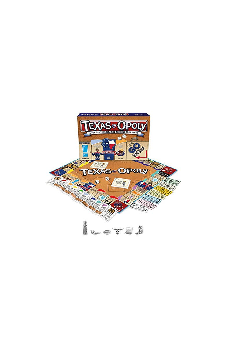 Late for the Sky Texasopoly Monopoly Board Game, Main, color, Multicolored
