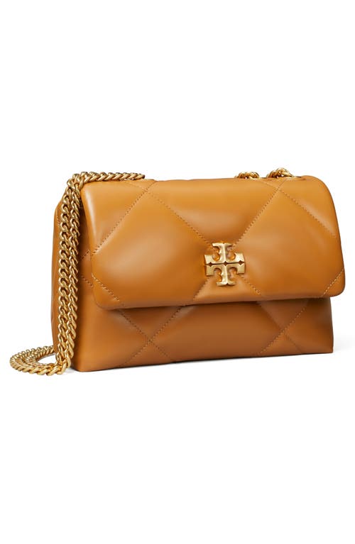 Tory Burch Small Kira Diamond Quilted Convertible Leather Shoulder Bag