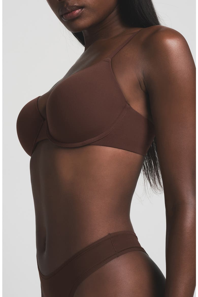 Fits Everybody T-Shirt Bra, Alternate, color, COCOA