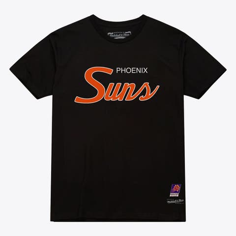 Men's Mitchell & Ness Black Phoenix Suns Vintage Wordmark T-Shirt