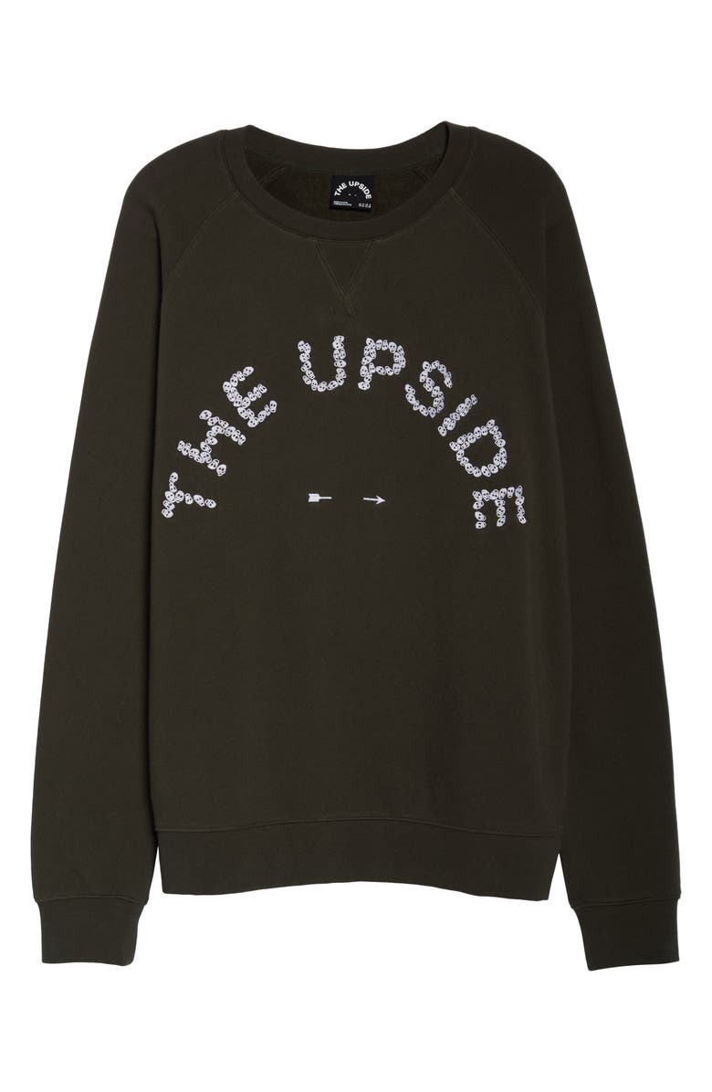 The Upside Skulls Sid Crewneck Sweatshirt, Alternate, color,