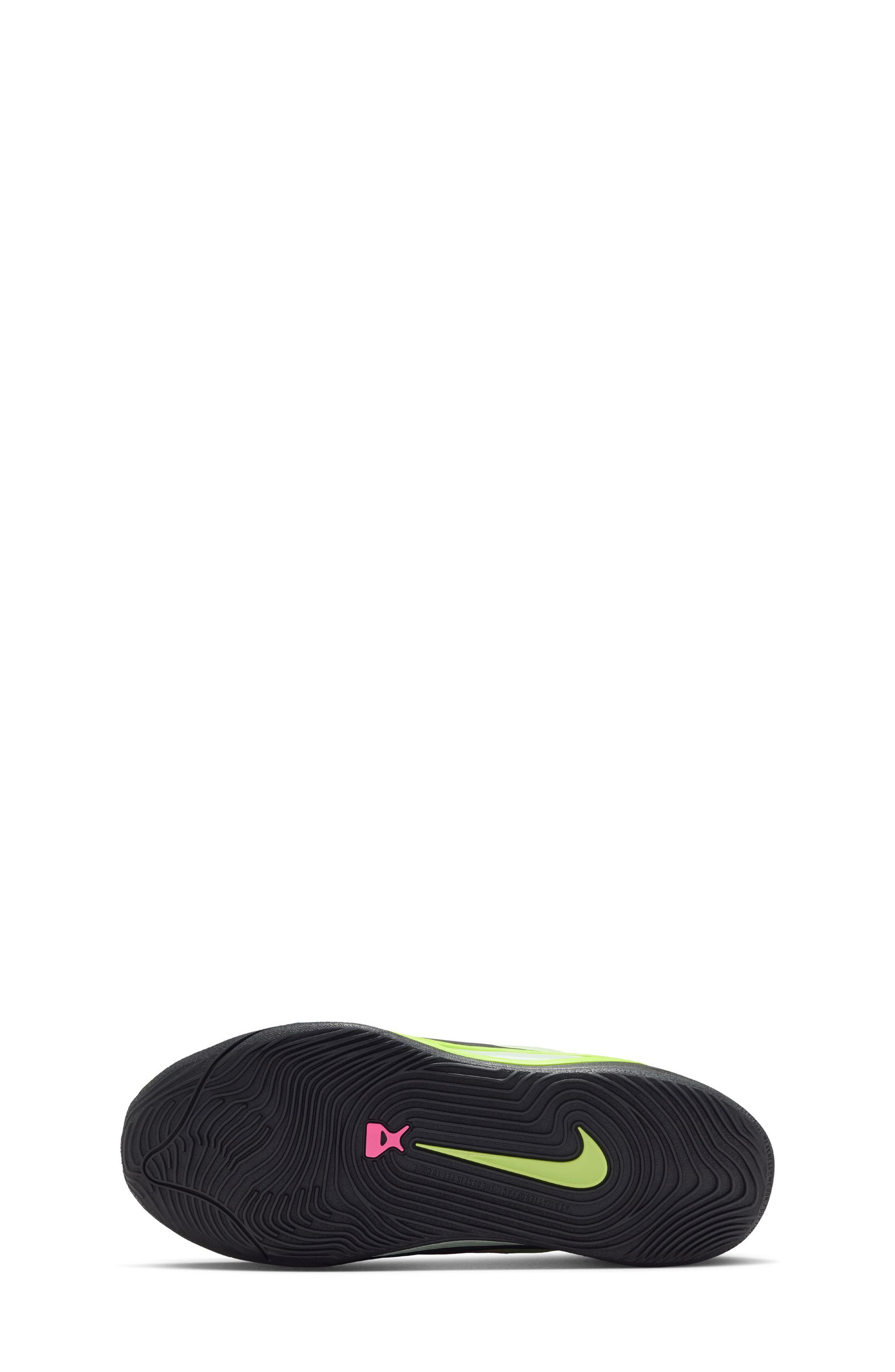 Kids' A One Running Shoe, Alternate, color, BLACK/ PINK/ VOLT GLOW