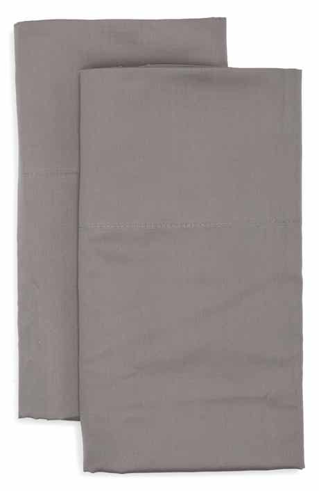 NORDSTROM RACK Set of 2 460 Thread Count Cotton Sateen Pillowcases