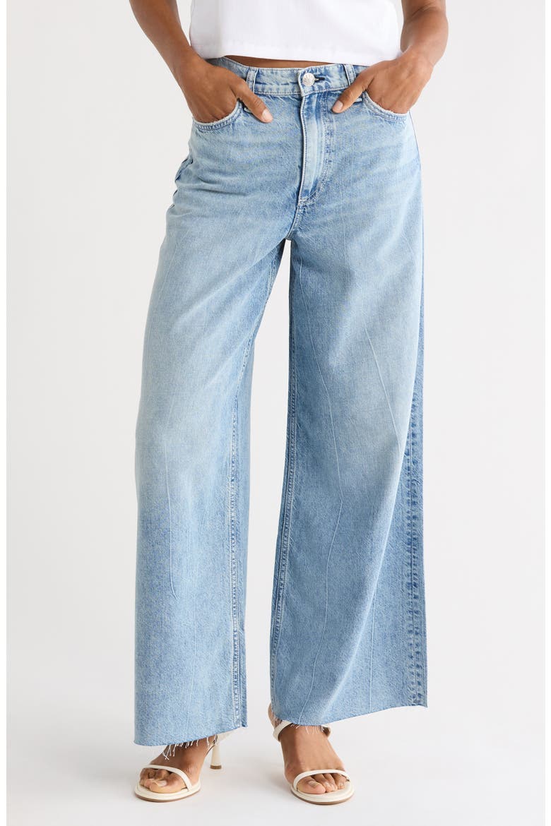 Sofie Featherweight High Waist Ankle Wide Leg Jeans, Main, color, MIRA