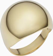 Oradina 14K Yellow Gold Bold Cupola Ring