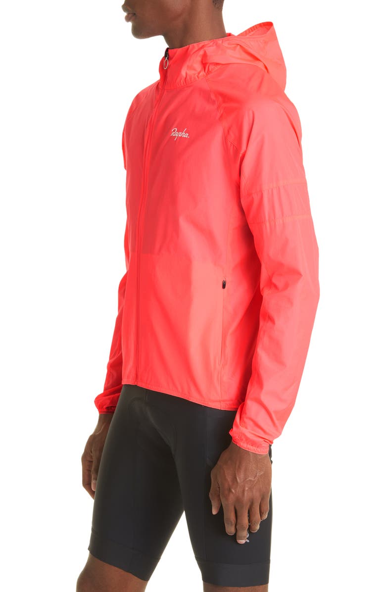 Rapha Commuter Lightweight Packable Hooded Jacket, Alternate, color, Hi-Vis Pink