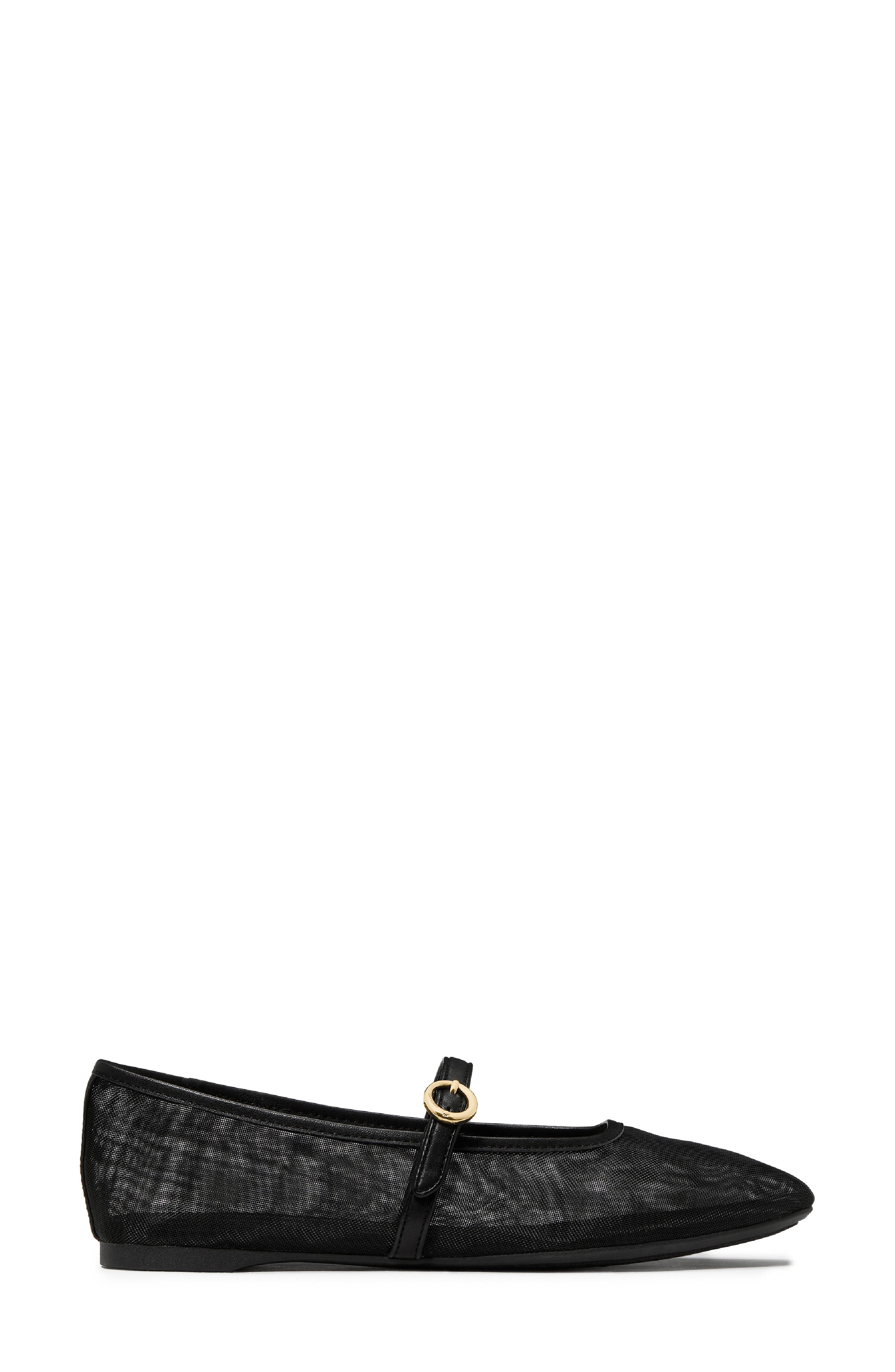 Kate Spade New York halo mary jane flat, Alternate, color, Black