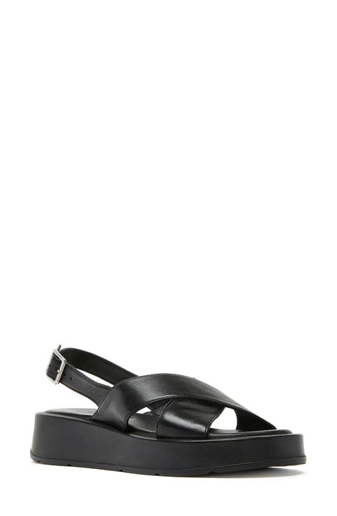 Axis Leather Flatform Sandal