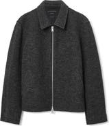 AllSaints Celeste Crop Boiled Wool Jacket